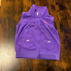 5/$25 sale — Toddler fleece vest 18M